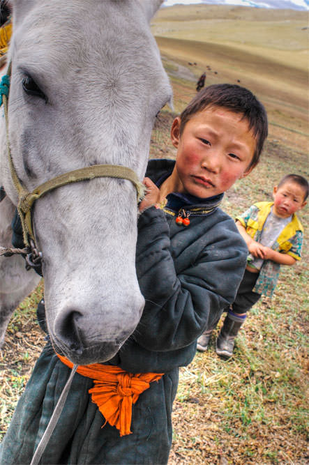 19. boy and horse