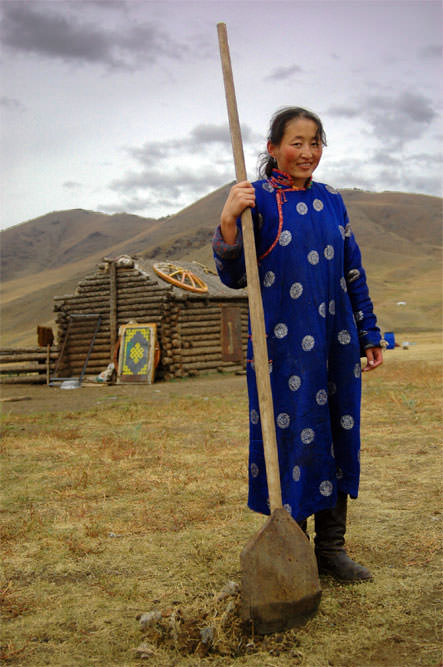 8. mongolia lady